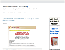 Tablet Screenshot of howtosurviveanaffair.net